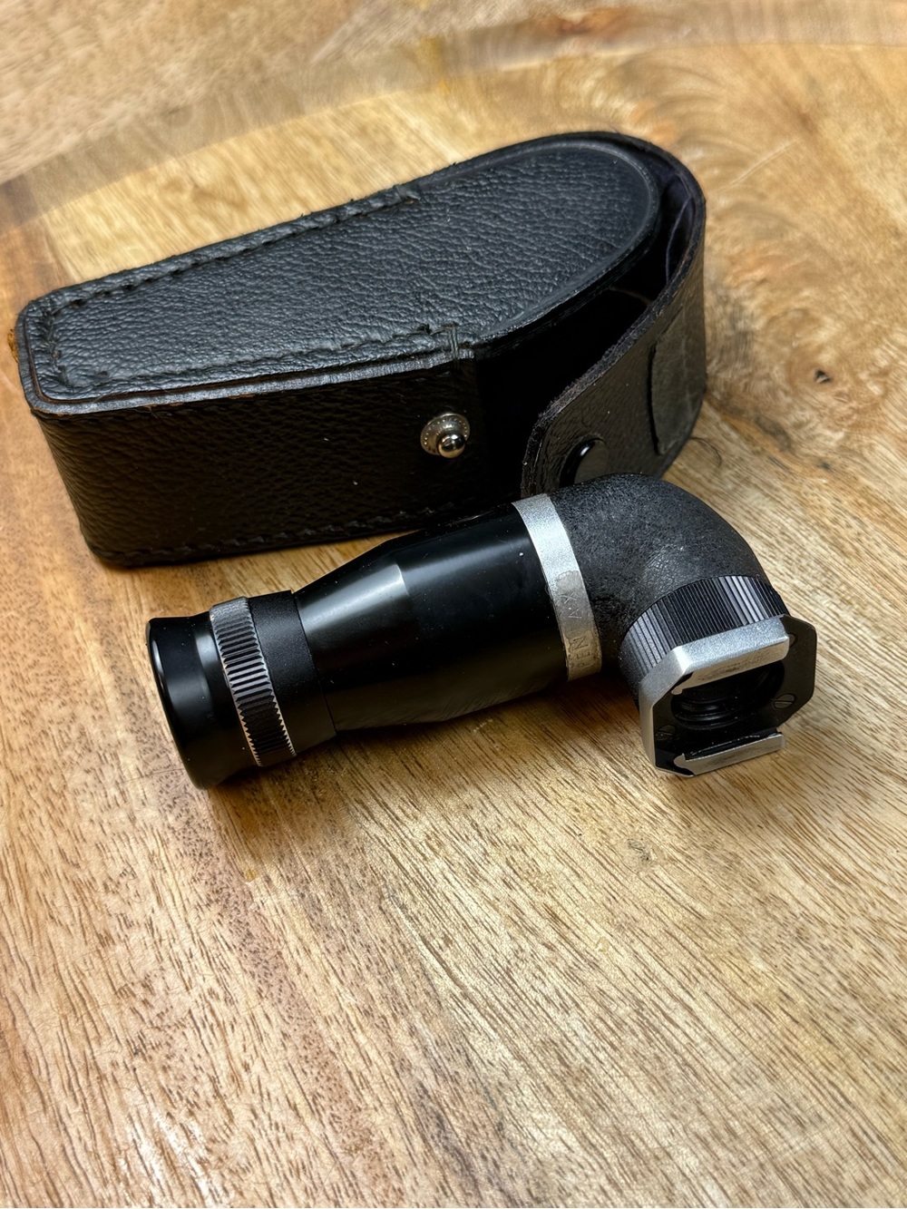 Vintage Asahi Pentax Right Angle Viewfinder w Original Case